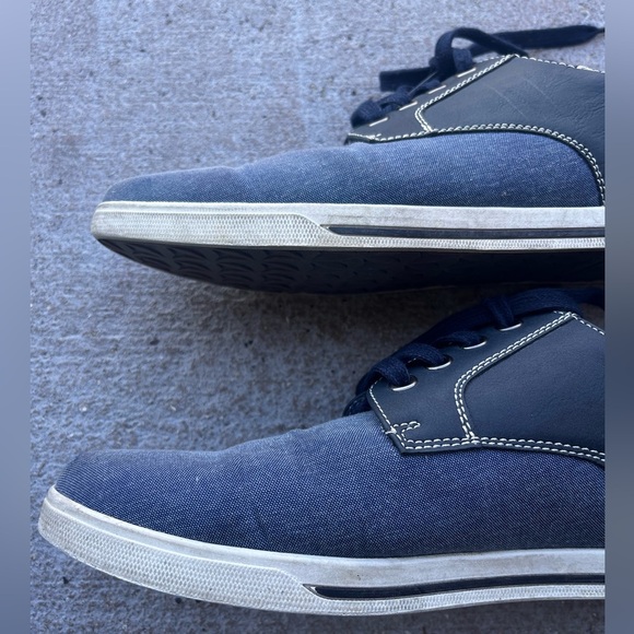 Imperfect men’s oxford inspired denim style shoes Rivera 01 Marc New York size 7 - Picture 6 of 16